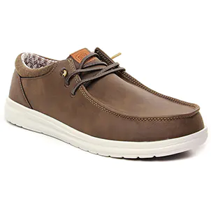 chaussures-basses-a-lacets marron même style de chaussures en ligne pour hommes que les  Tamaris