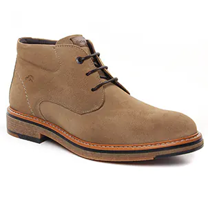 chaussures-montantes beige taupe même style de chaussures en ligne pour hommes que les  Fluchos