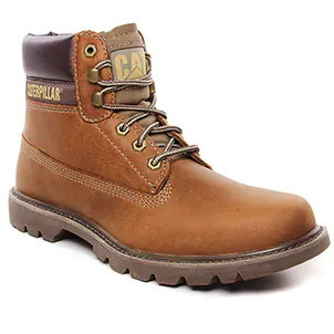 Chaussures homme hiver 2024 - chaussures montantes Caterpillar marron