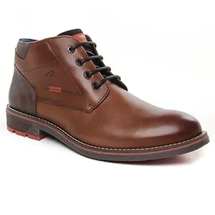 Chaussures homme hiver 2024 - chaussures montantes Fluchos marron