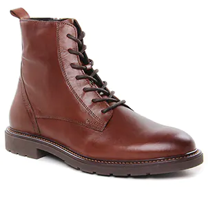 Chaussures homme hiver 2024 - chaussures montantes Marco Tozzi marron