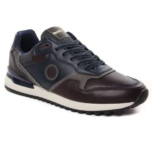 Chaussures homme hiver 2024 - tennis Redskins marron bleu marine