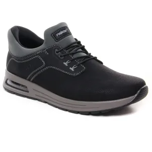 tennis-baskets-mode noir même style de chaussures en ligne pour hommes que les  Rieker