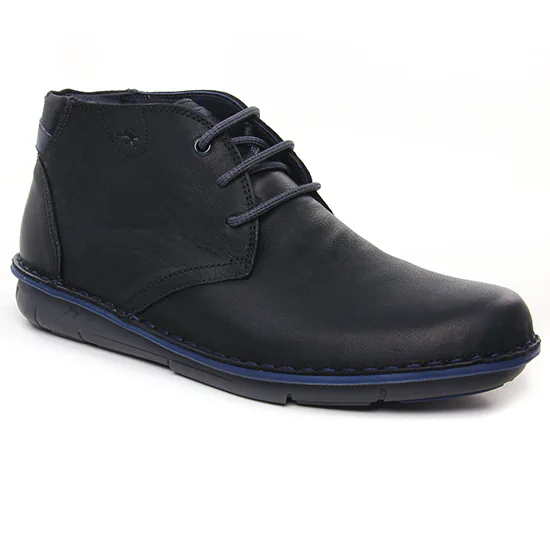 Chaussures Montantes Fluchos F0701 Noir, vue principale de la chaussure homme