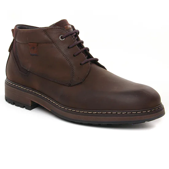 Chaussures Montantes Fluchos F1593 Castano, vue principale de la chaussure homme