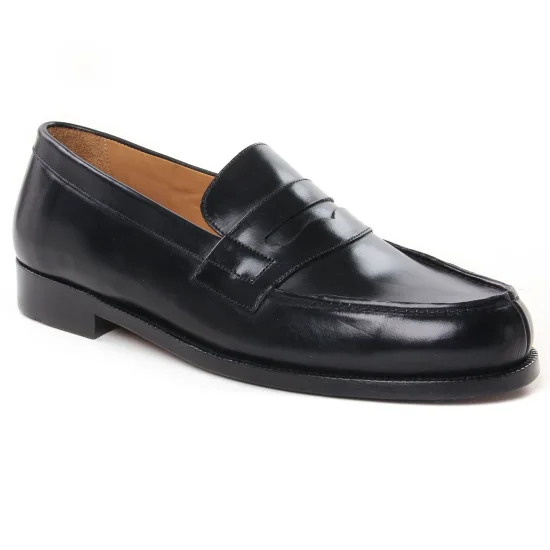 Mocassins Et Bateaux Brett Sons James Noir, vue principale de la chaussure homme