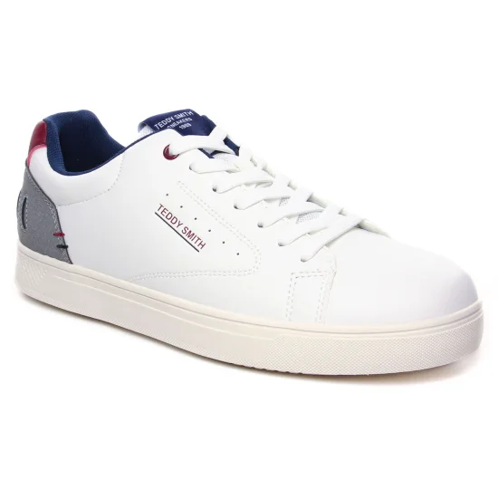 Tennis Et Baskets Mode Teddy Smith 78852 White, vue principale de la chaussure homme