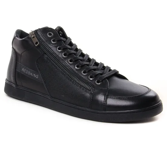 Tennis Et Baskets Mode Redskins Dynamic Noir Noir, vue principale de la chaussure homme